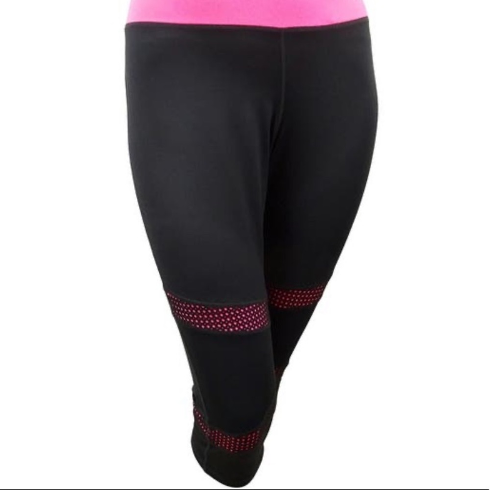 Ideology mesh trim cropped leggings